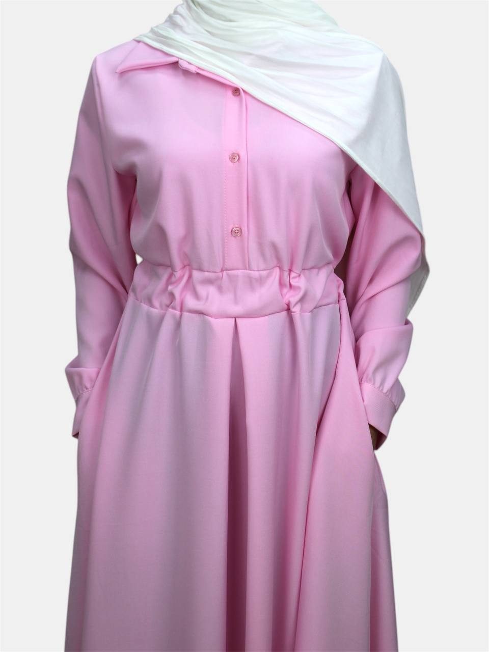 Aymasal Maxikleid Oversize-Blusenkleid Hannah, daily Kleid Oversize-Schnitt; langärmlig; locker und bedeckend