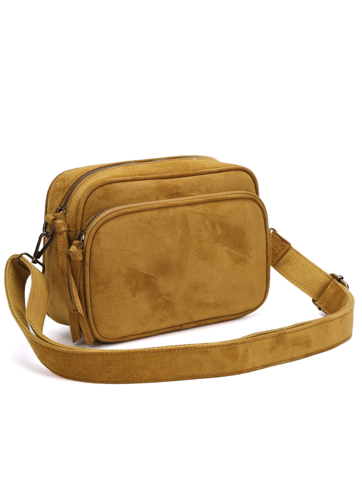 BRISE TASCHE Schultertasche Luxuriöse Wildleder-Schultertasche – günstig online kaufen