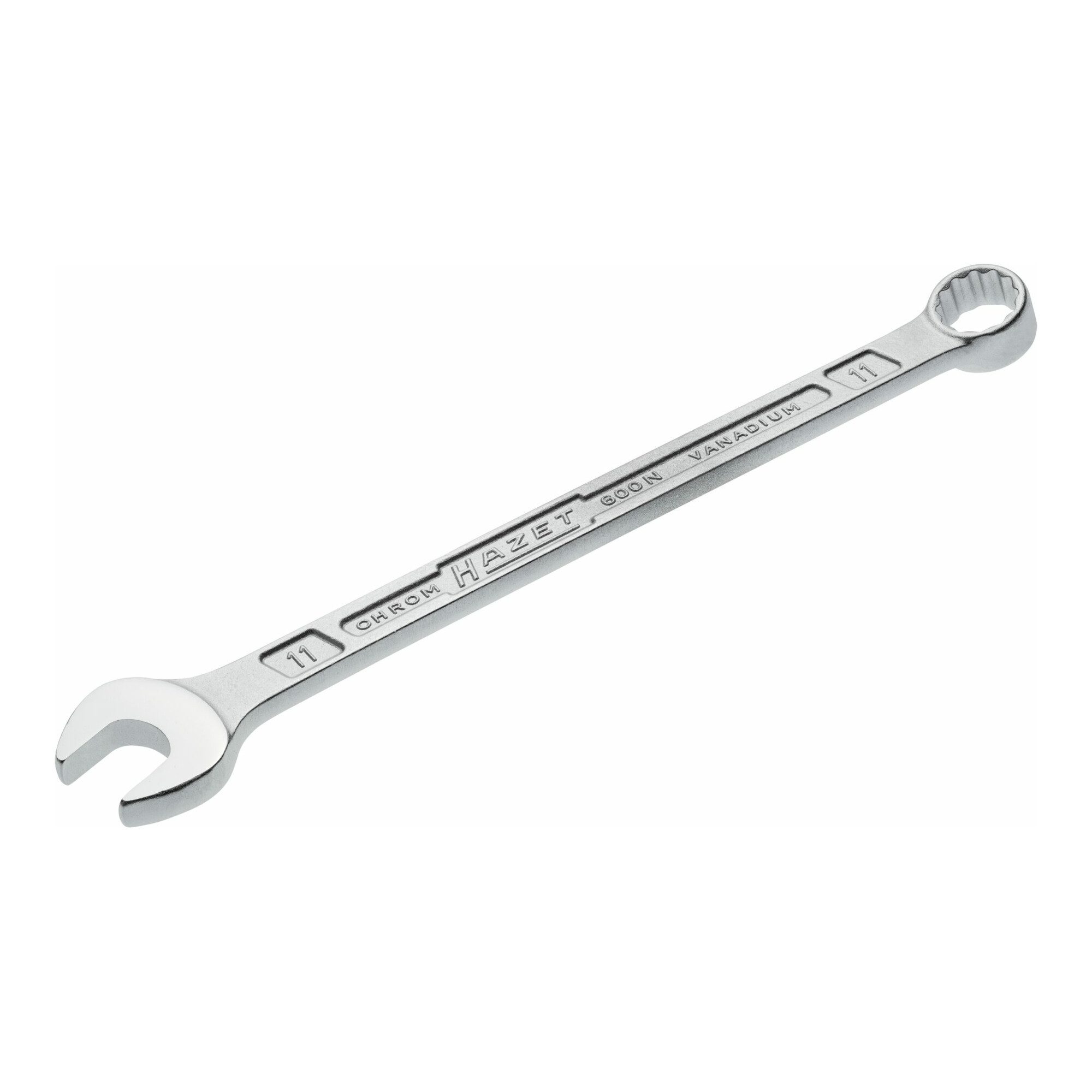HAZET Ratschenringschlüssel HAZET Ring-Maulschlüssel 600N-11 11 mm