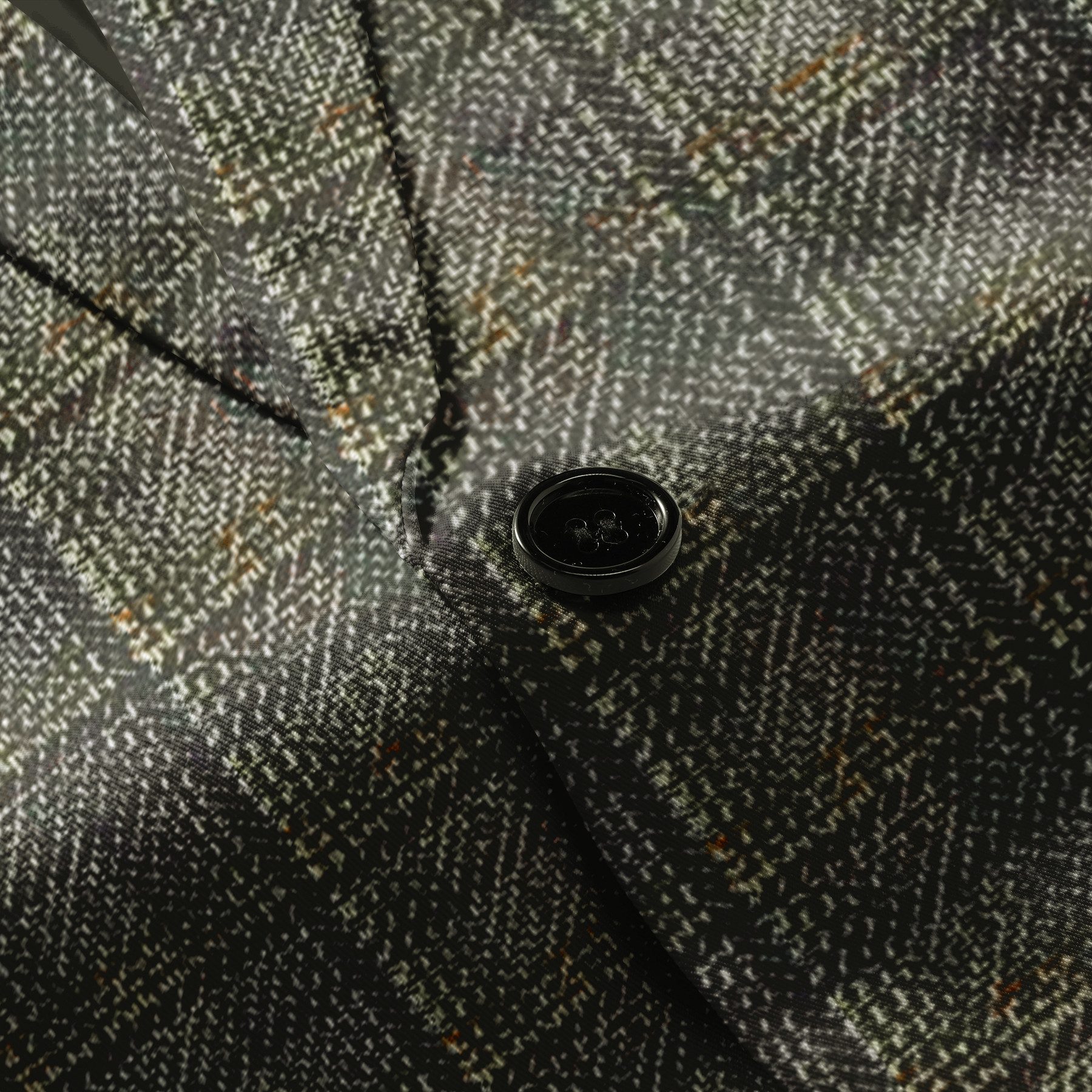 Allthemen Anzug (2 tlg) Slim Fit Herrenanzug im Farbeblock-Karomuster