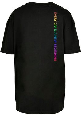 Merchcode T-Shirt Merchcode Damen Ladies Hope Rainbow Oversized Boyfriend Tee (1-tlg)