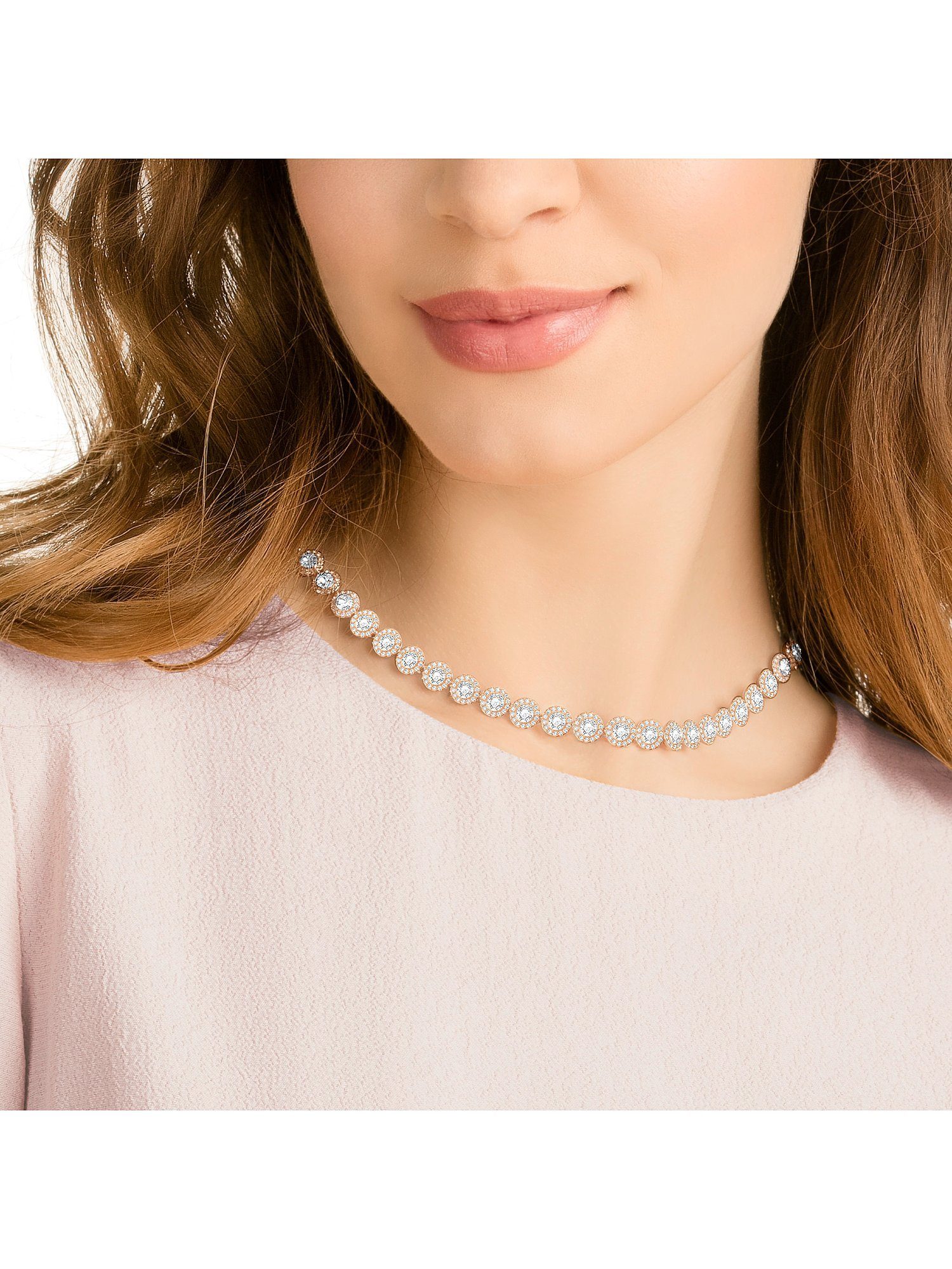 Swarovski Collier goldfarben...