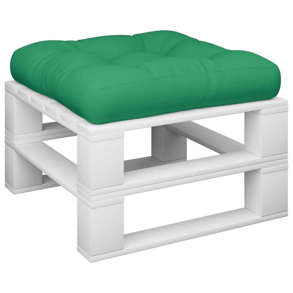vidaXL Sitzauflage Palettenkissen Grün 50x50x12 cm günstig online kaufen