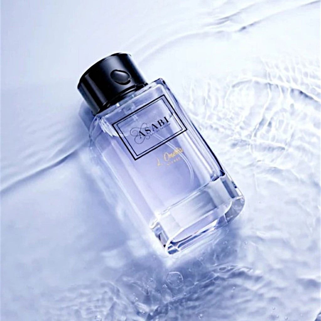 Asabi Duft-Set L'Omerta EDP Intense – Holzig Zitrus + Parfümzerstäuber (leer)