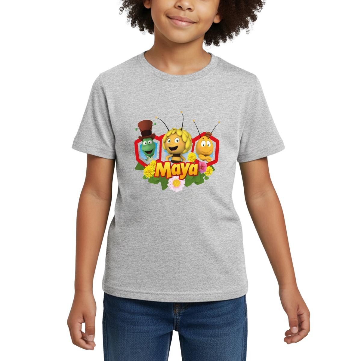 Spreadshirt T-Shirt Biene Maja Freunde Flip Willi Kinder T-Shirt (1-tlg)