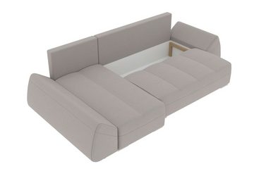 99rooms Ecksofa Sienna, L-Form, Eckcouch, Sofa, Sitzkomfort, mit Bettfunktion, mit Bettkasten, Modern Design