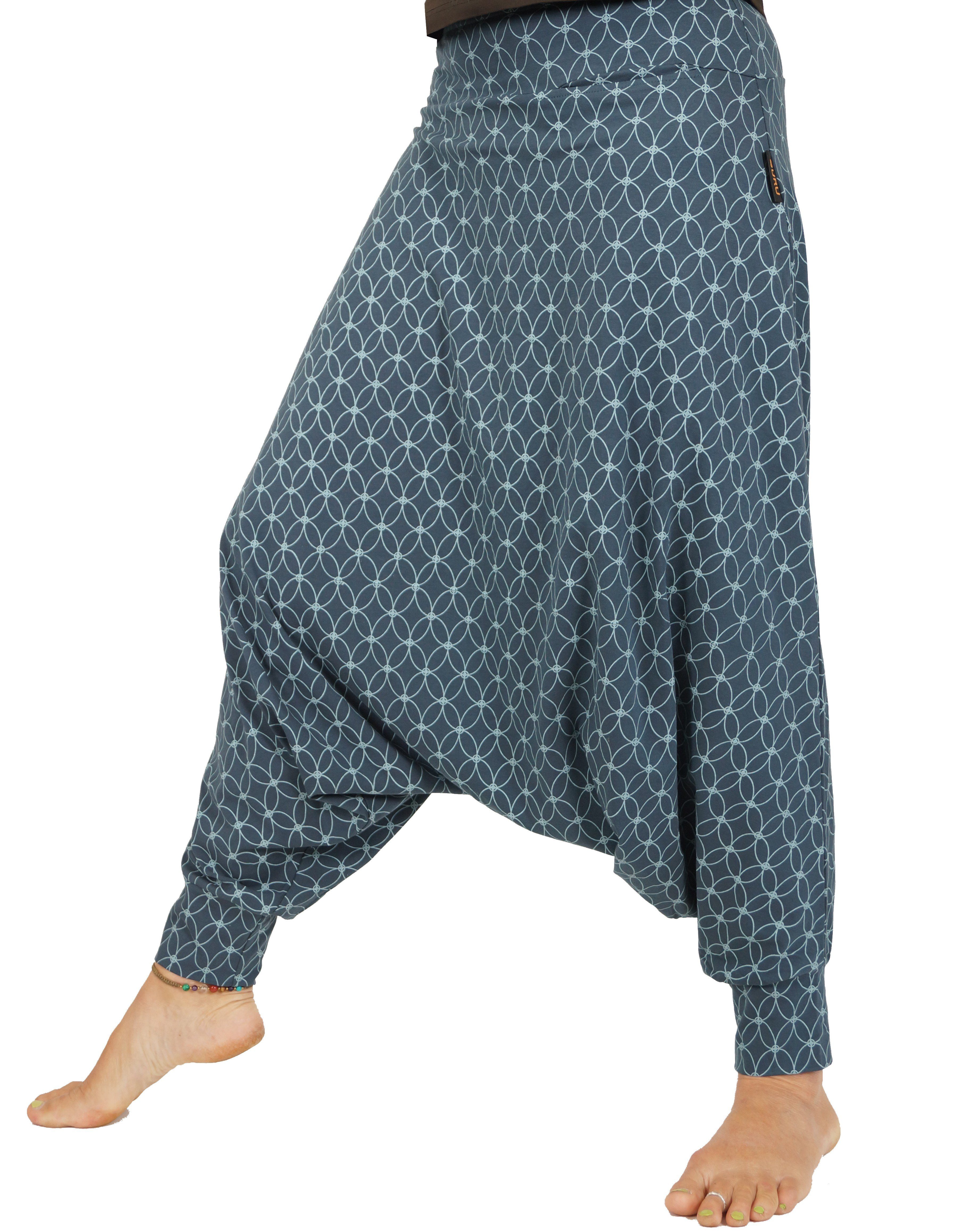 Style, alternative majolica Relaxhose Bio-Baumwolle, Organic.. Hose Bekleidung Ethno Guru-Shop Afghani aus