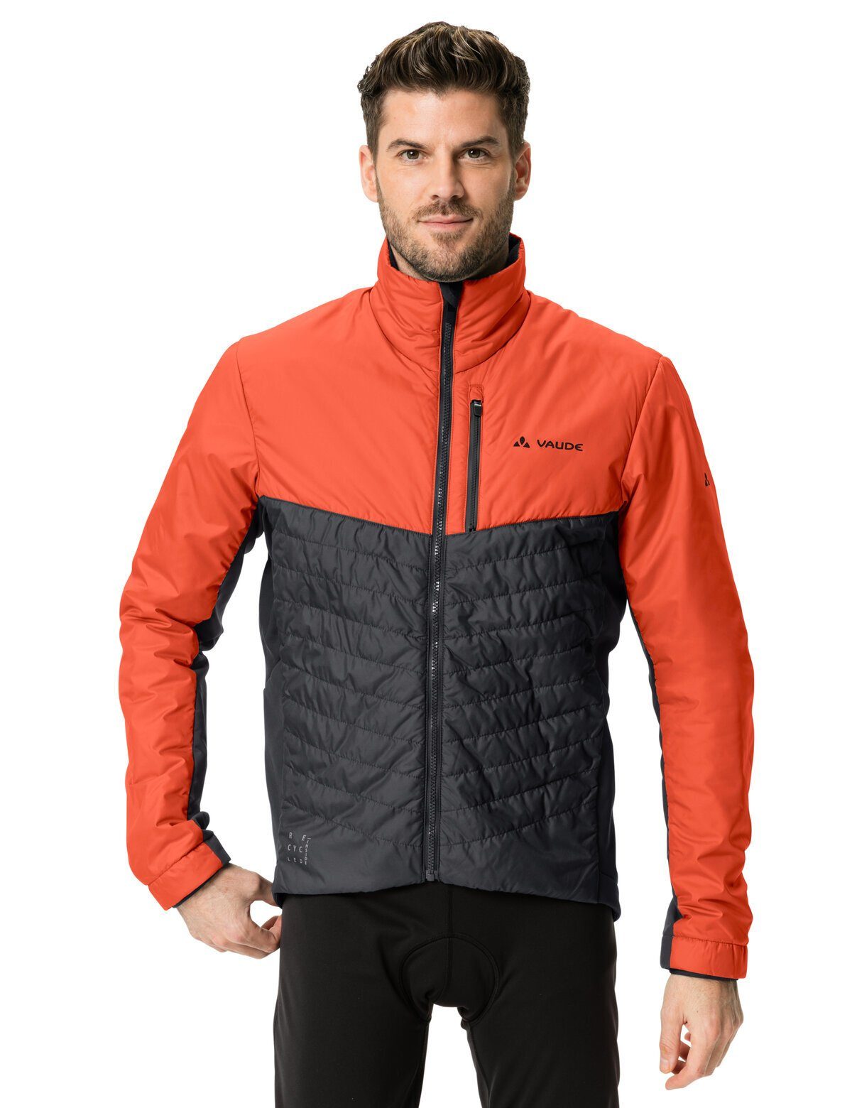 VAUDE red kompensiert Jacket Insulation Men's Posta (1-St) Outdoorjacke glowing Klimaneutral