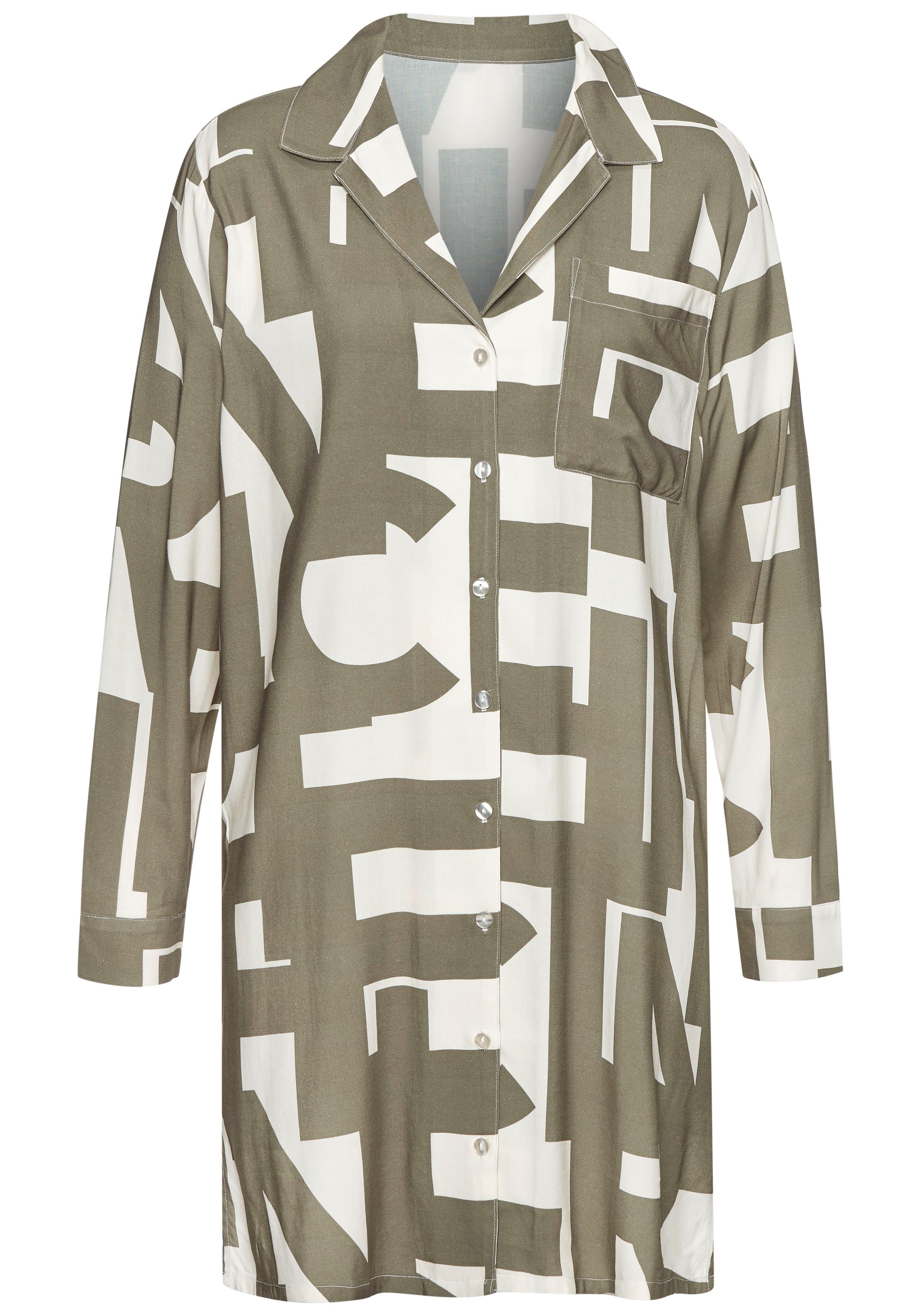 French Connection Nachthemd mit grafischem Muster günstig online kaufen