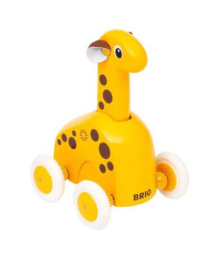BRIO® Nachziehspielzeug Brio Kleinkindwelt Holz Rollspielzeug Push & Go Giraffe 30229