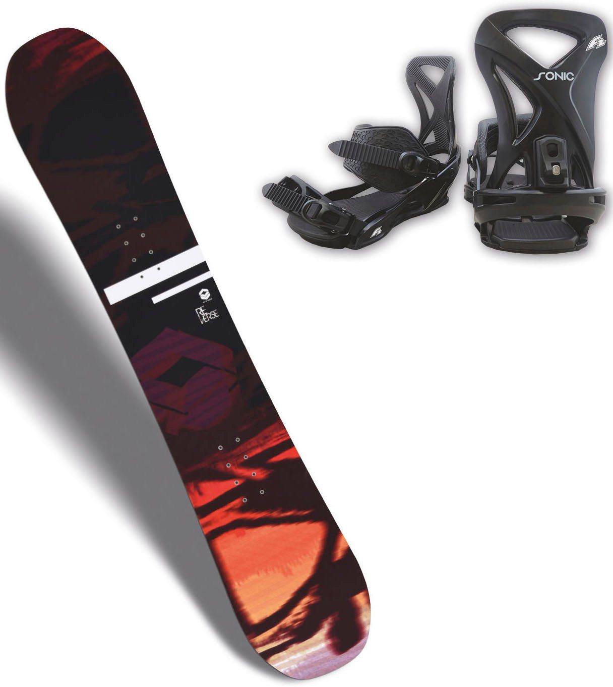 F2 Snowboard FTWO Reverse 01 MAN Sunset 21/22 (Set)