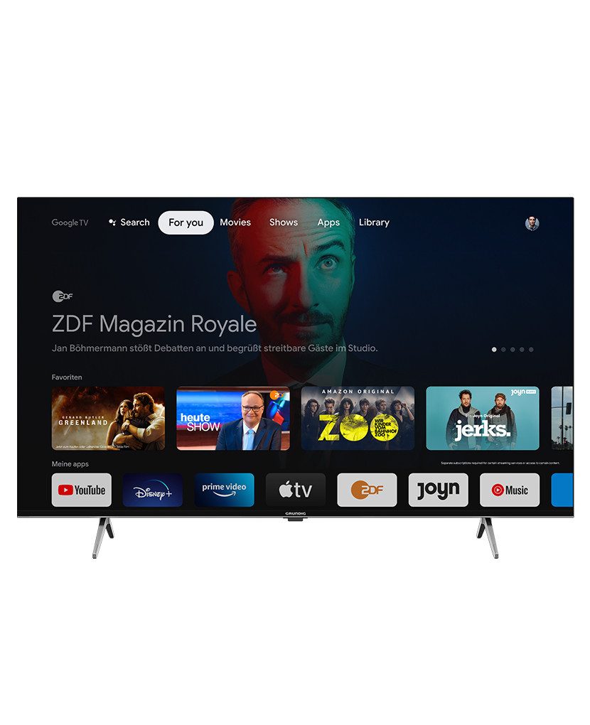 Grundig 55 GUB 7340 LED-Fernseher (139 cm/55 Zoll, 4K Ultra HD, Google TV, 4K UHD, Hey Google, Dolby Vision & HDR10+, Magic Fidelity)