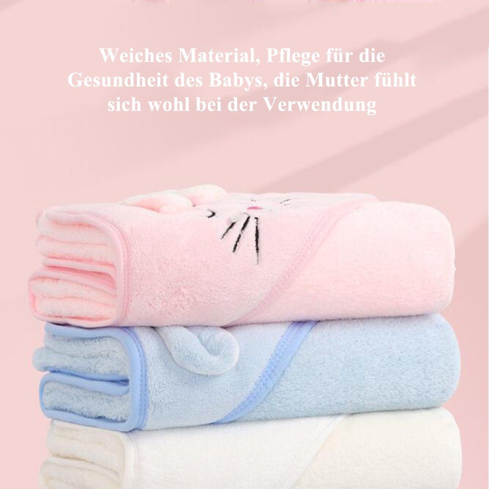 NUODWELL Kapuzenhandtuch Baby Kapuzenhandtuch mit Waschlappen,mit günstig online kaufen
