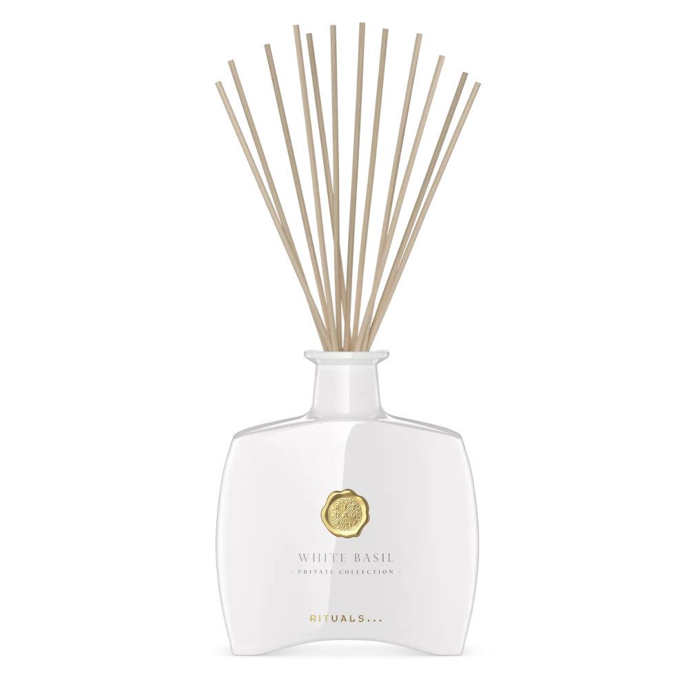 Rituals Raumduft White Basil Fragrance Sticks – 450 ml Raumduft (Frischer Kräuterduft mit Tomatenblatt, Basilikum & Sommerfrüchten, 1-St)