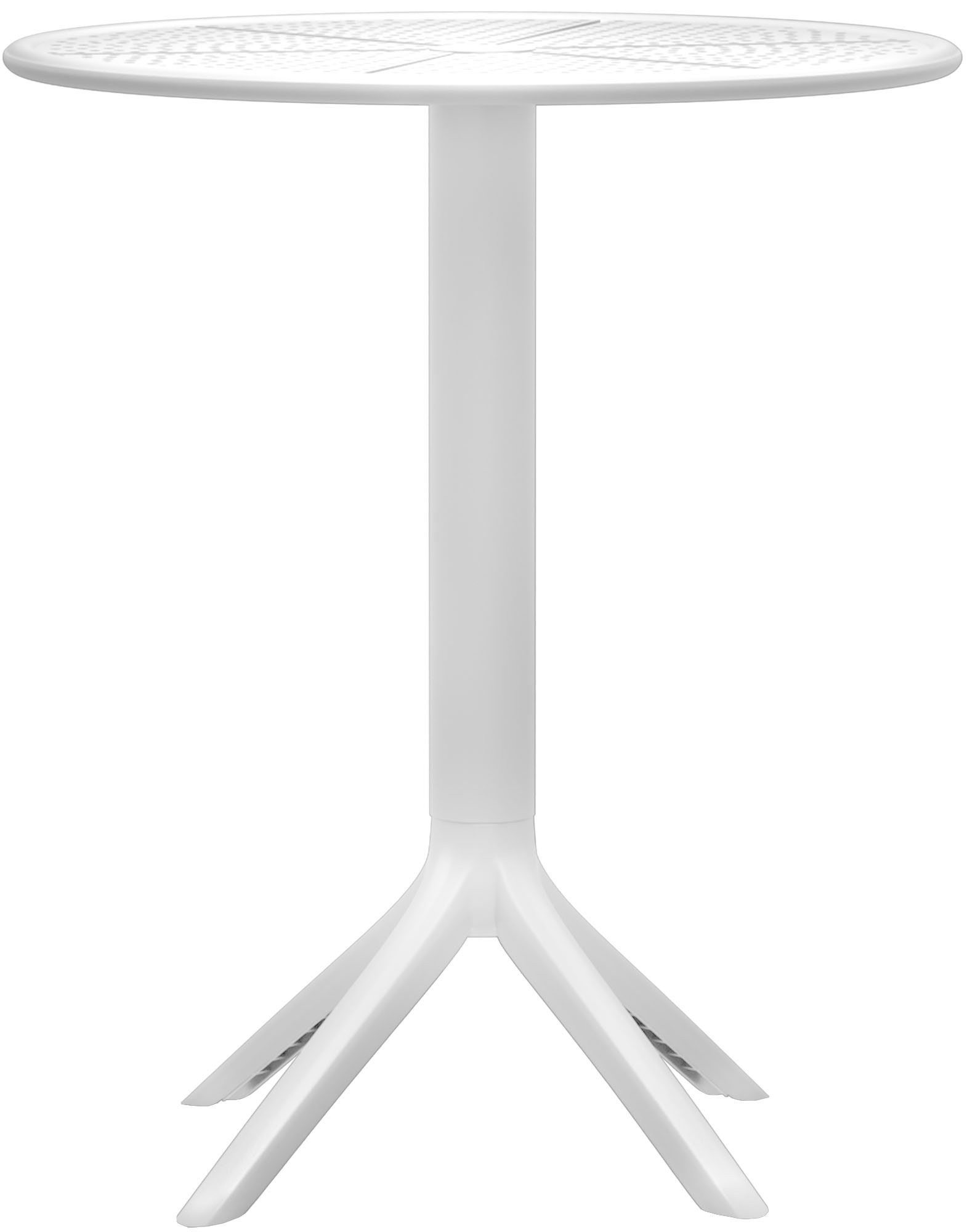 CLP Gartentisch Lacota, Ø 60 cm, aus Kunststoff, wetterfest und UV-beständi günstig online kaufen