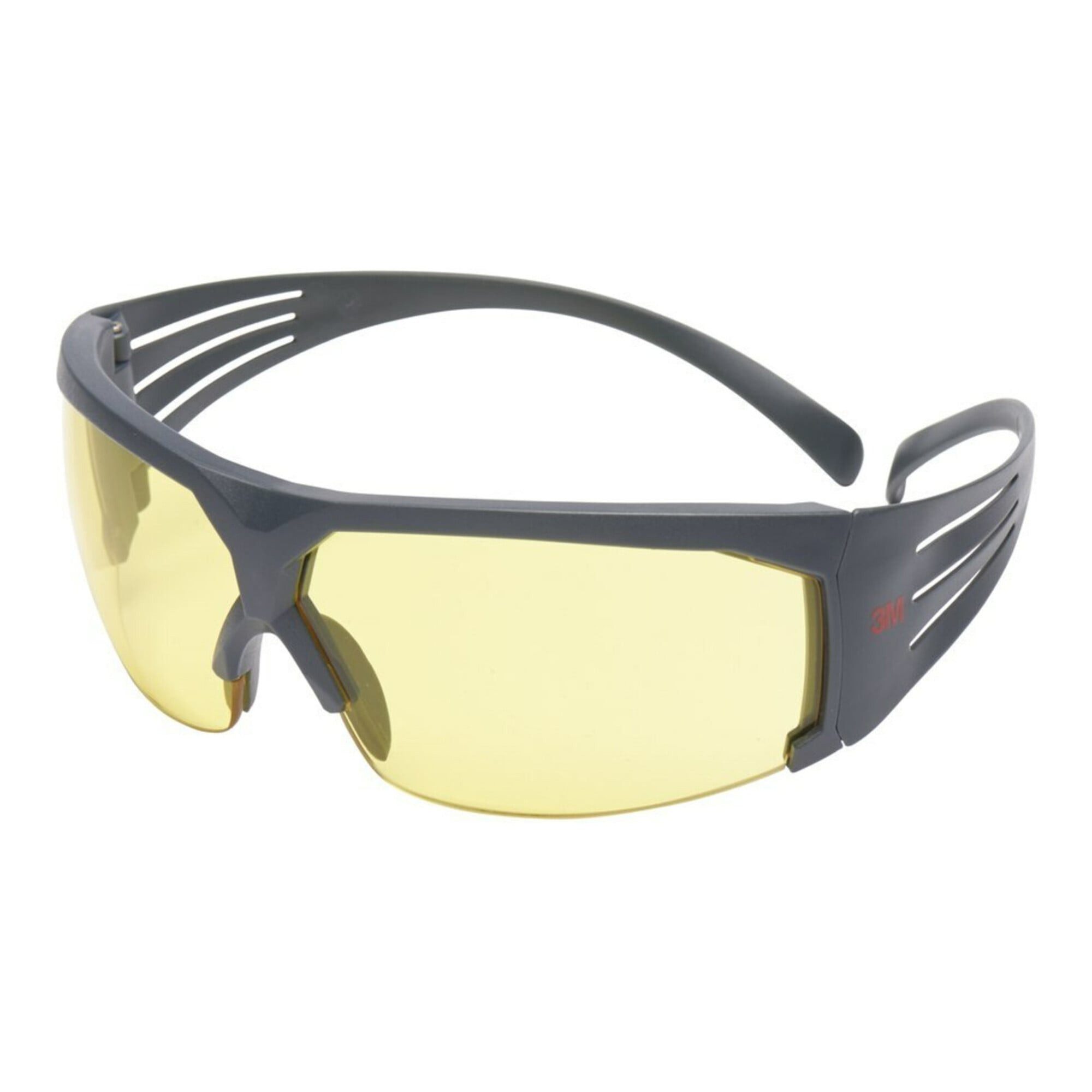 3M Brille Schutzbrille SecureFit™-SF600 EN 166 Bügel grau,Scheibe gelb PC 3M