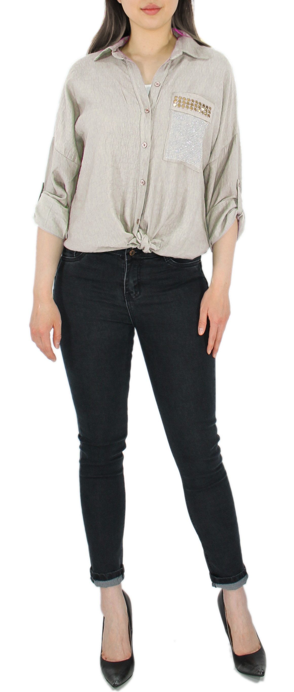 dy_mode Tunika Damenbluse Tunika Elegante Longbluse günstig online kaufen