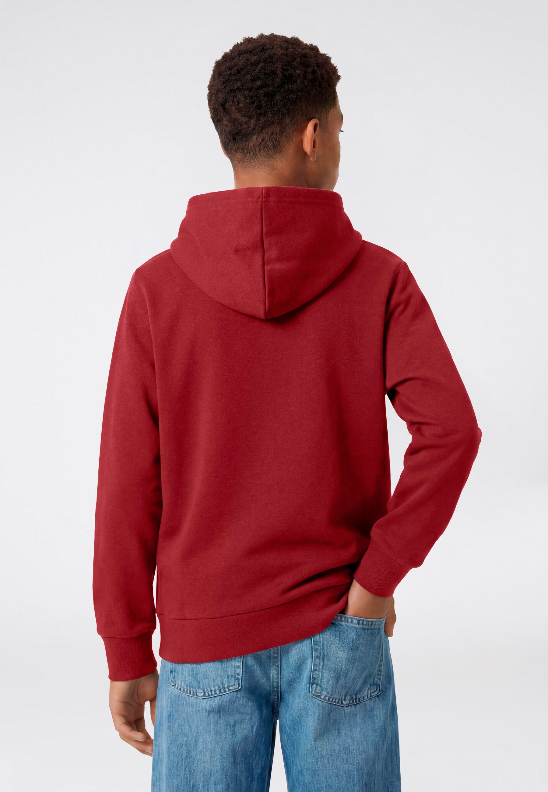 Champion Kapuzensweatshirt SPORTWEAR HOODIE Standard Fit für Kinder, mit Kapuze, aus Baumwolle und Polyester, Standard Fit