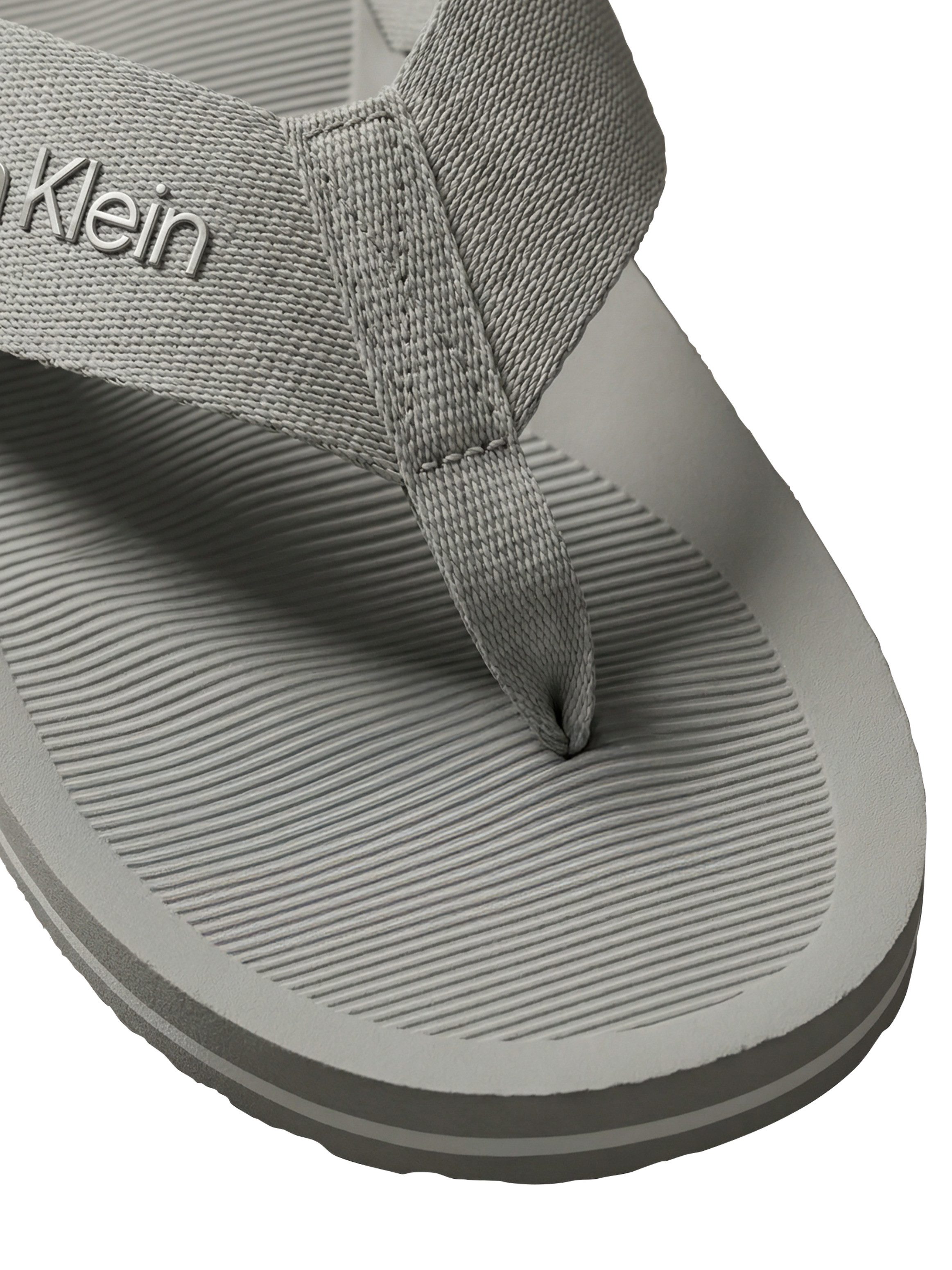 Calvin Klein CITY THONG SLIDE Zehentrenner Strandschuh, Pool Slides, Badeschuh, Flat mit Logo