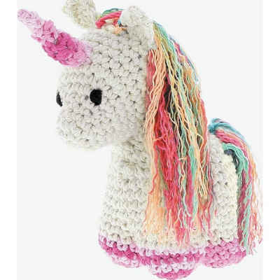 Hoooked Kreativset Hoooked Häkelset Amigurumi Unicorn Nora DIY, (embroidery kit by Marussia)