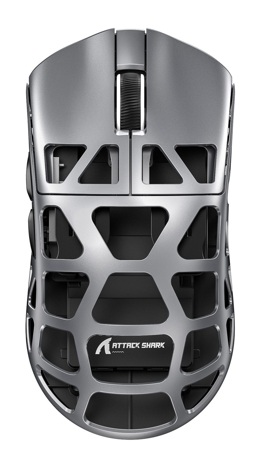 ATTACK SHARK R3 Kabellose Gaming-Maus aus Magnesiumlegierung, 8kHz, 48g Gaming-Maus (2.4G, Bluetooth, USB-C, 26000 dpi, PAW3395-Sensor,46g,8000hz,Magnesiumlegierung)