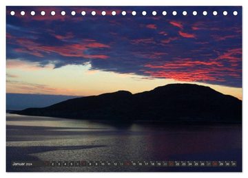 CALVENDO Wandkalender Norwegen (Tischkalender 2024 DIN A5 quer), CALVENDO Monatskalender