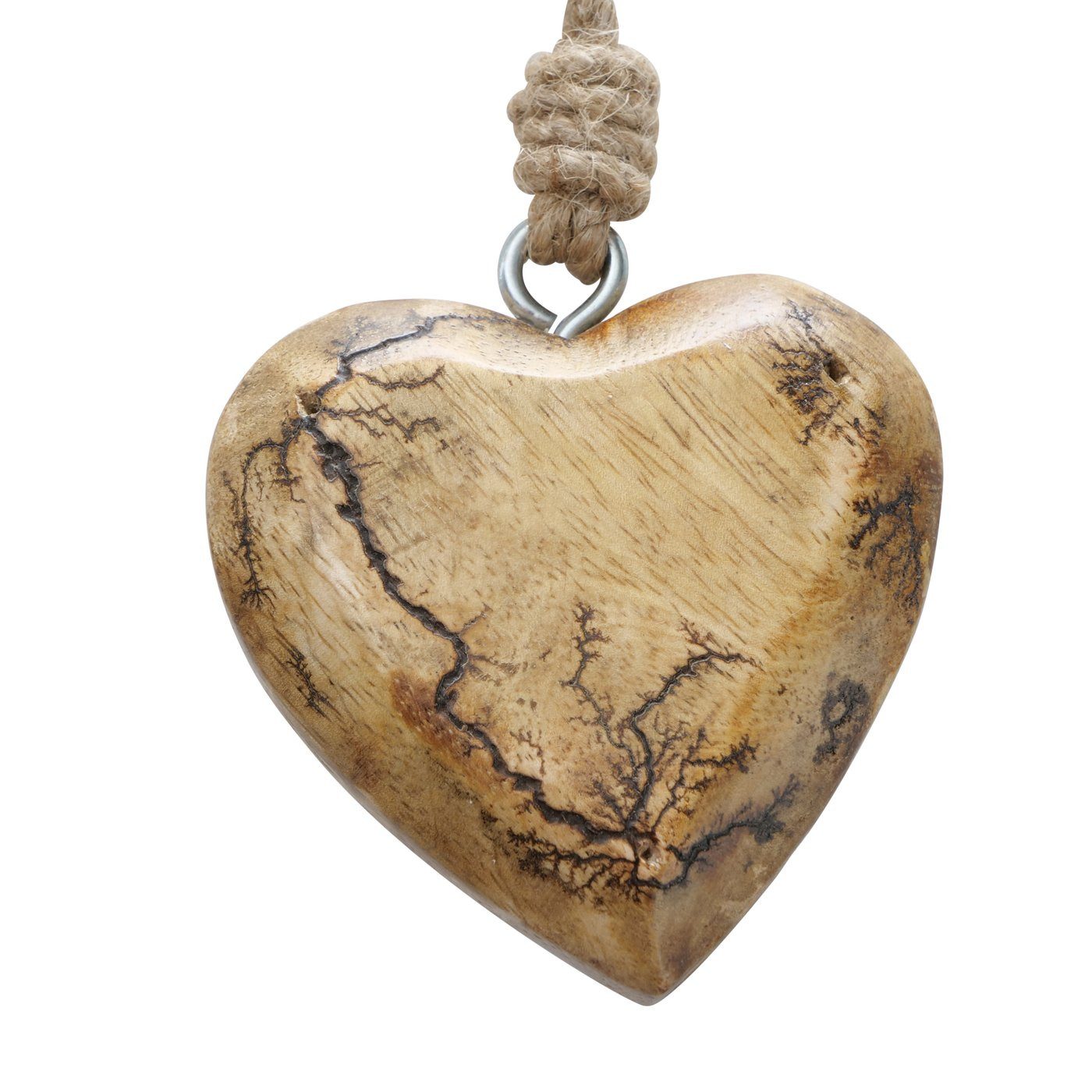 Hängedekoration Boltze Dekoanhänger Percha Holzherz, Länge 7cm, 2005396