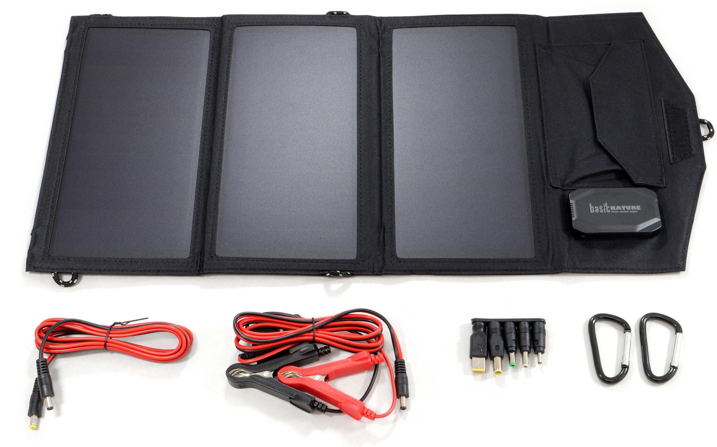 BasicNature Basic Nature Solar-Ladegerät Offroad 18V/21W Solarladegerät