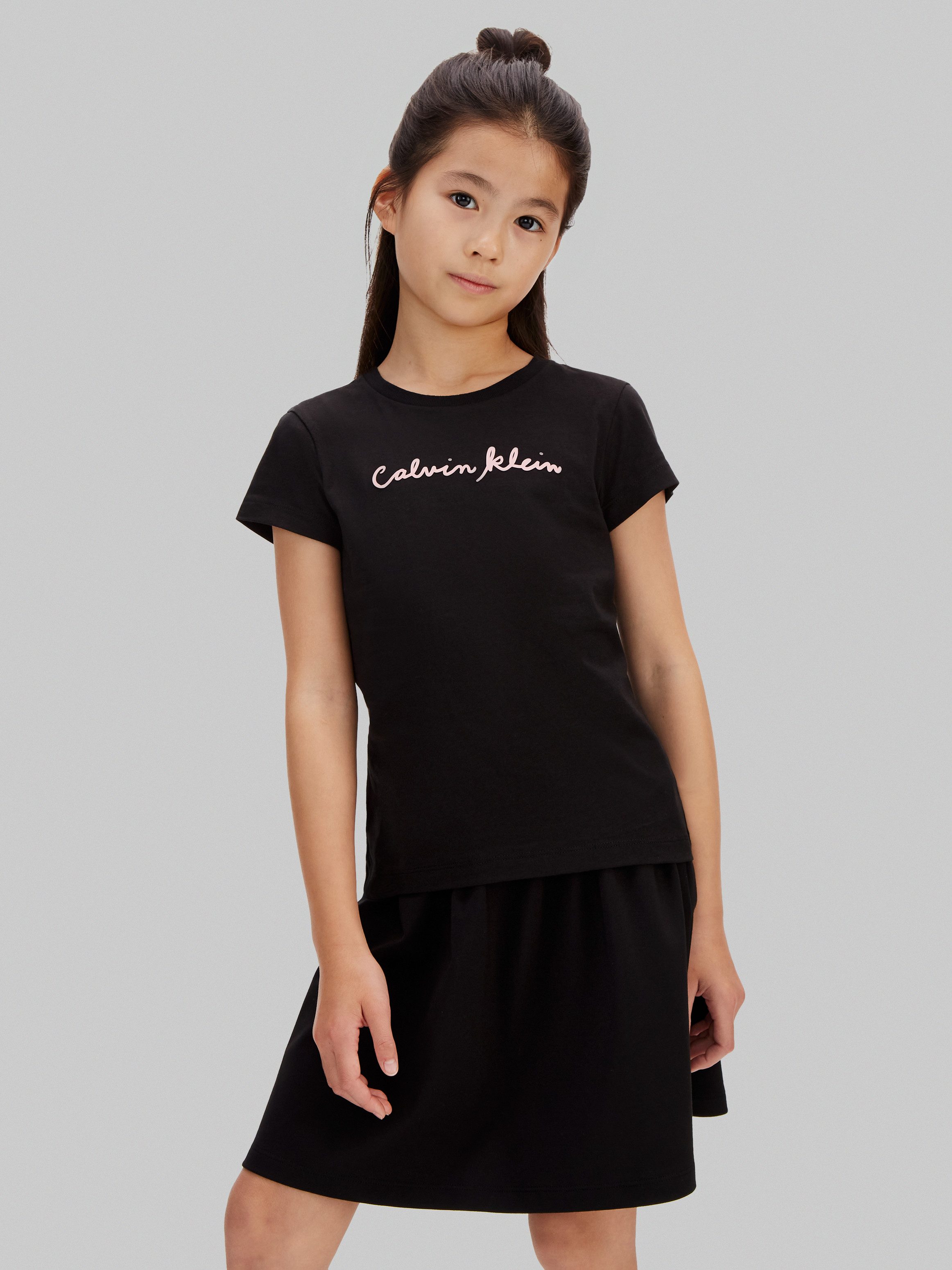 Calvin Klein Jeans T-Shirt SCRIPT LOGO SLIM T-SHIRT Regular fit für Kinder, mit Logoschriftzug