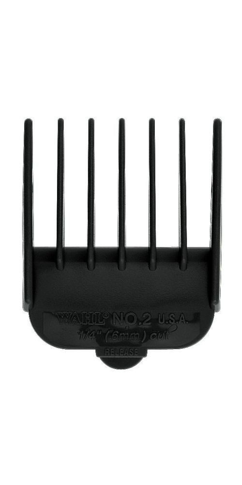 Wahl Haar- und Bartschneider Wahl Aufsatzkamm no. 2 plastic schwarz 6mm
