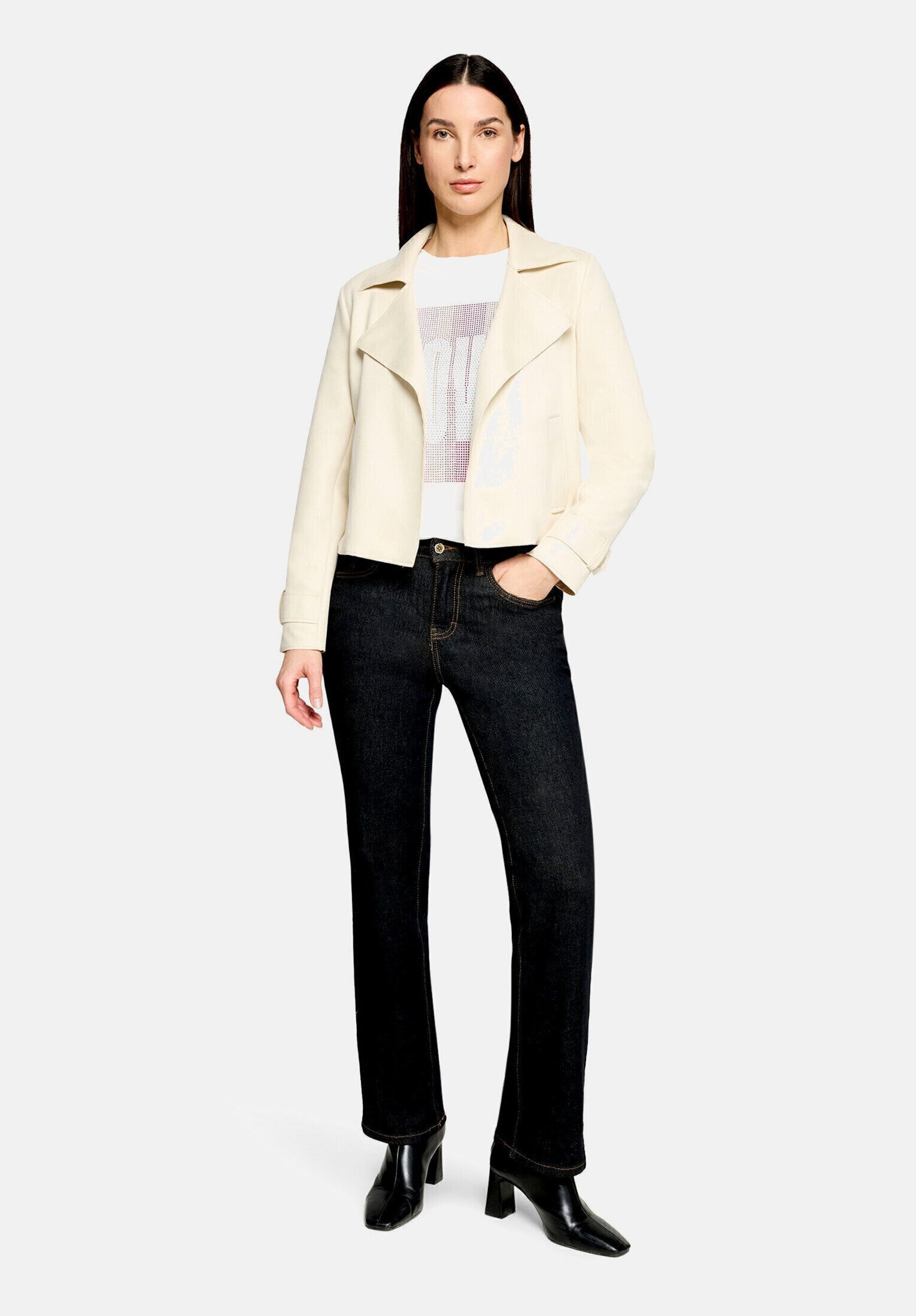 Cartoon Jackenblazer Damen mit Taschen