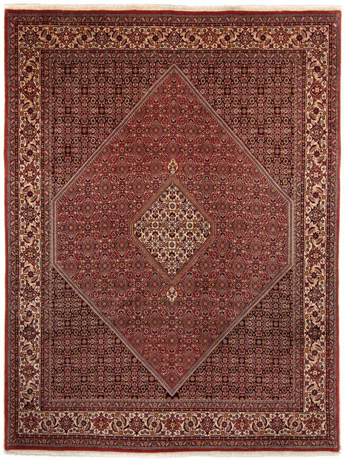 Orientteppich Perser - Bidjar - 338 morgenland, - braun, Zertifikat rechteckig, Wohnzimmer, mm, cm x Handgeknüpft, Höhe: 250 mit Einzelstück 15