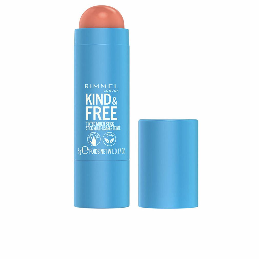 Rimmel London Lippenpflegemittel Kind y Free Tinted Multi Stick 002-Peachy Cheeks 5g