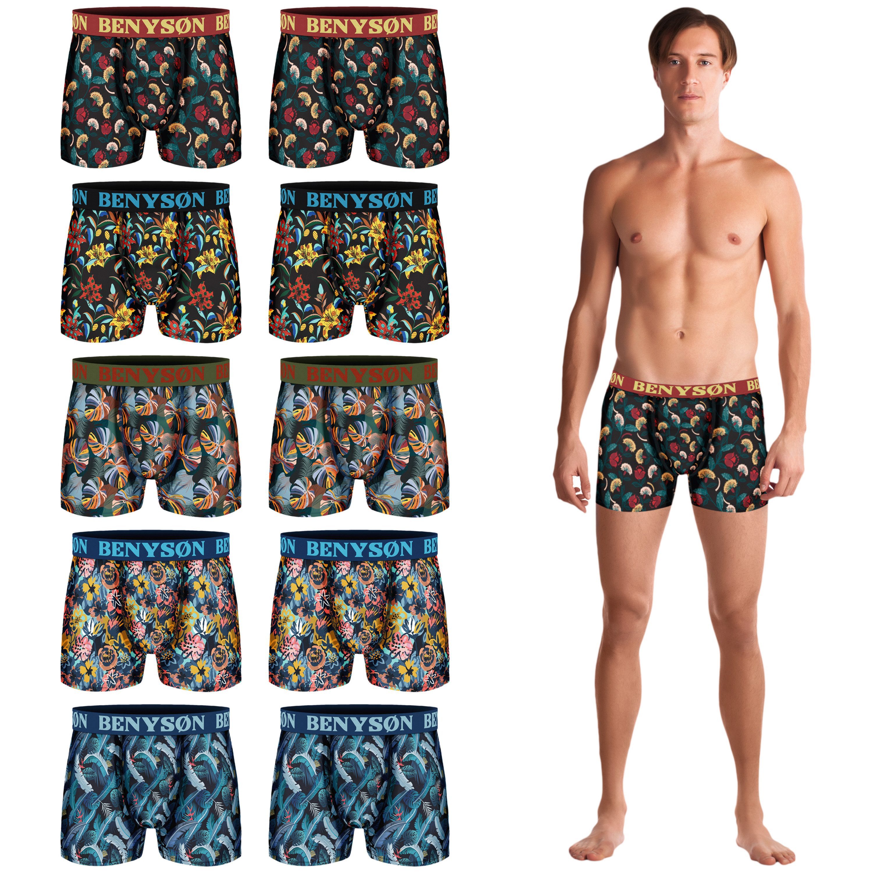 TEXEMP Boxershorts 5er oder 10er Pack Herren Boxershorts Unterwäsche Boxer günstig online kaufen