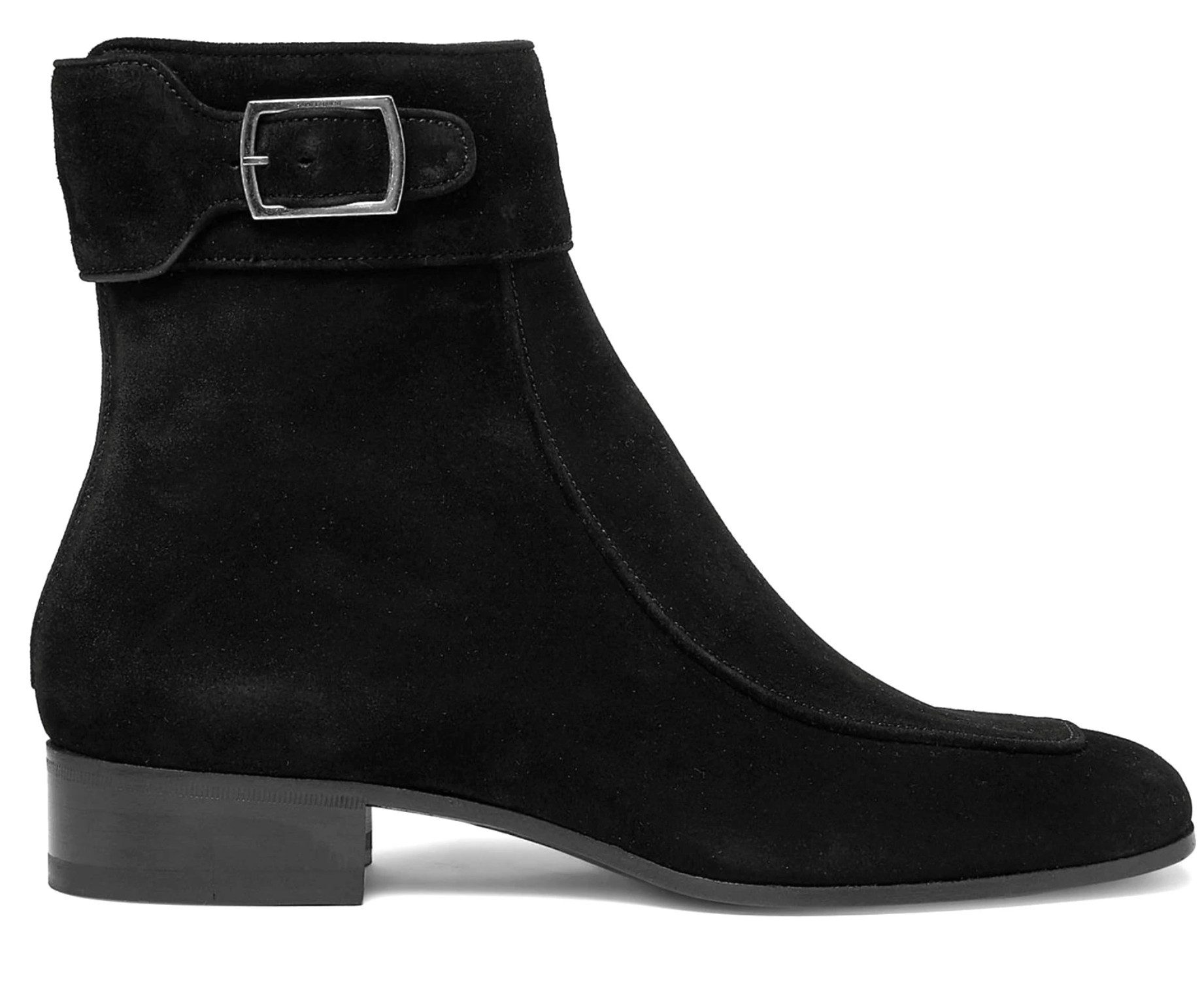 YVES SAINT LAURENT MILES 30 Suede Boots Cuban Heel Stiefeletten Ankleboots selbstbewusste Silhouette mit subtiler Rock-Attitüde