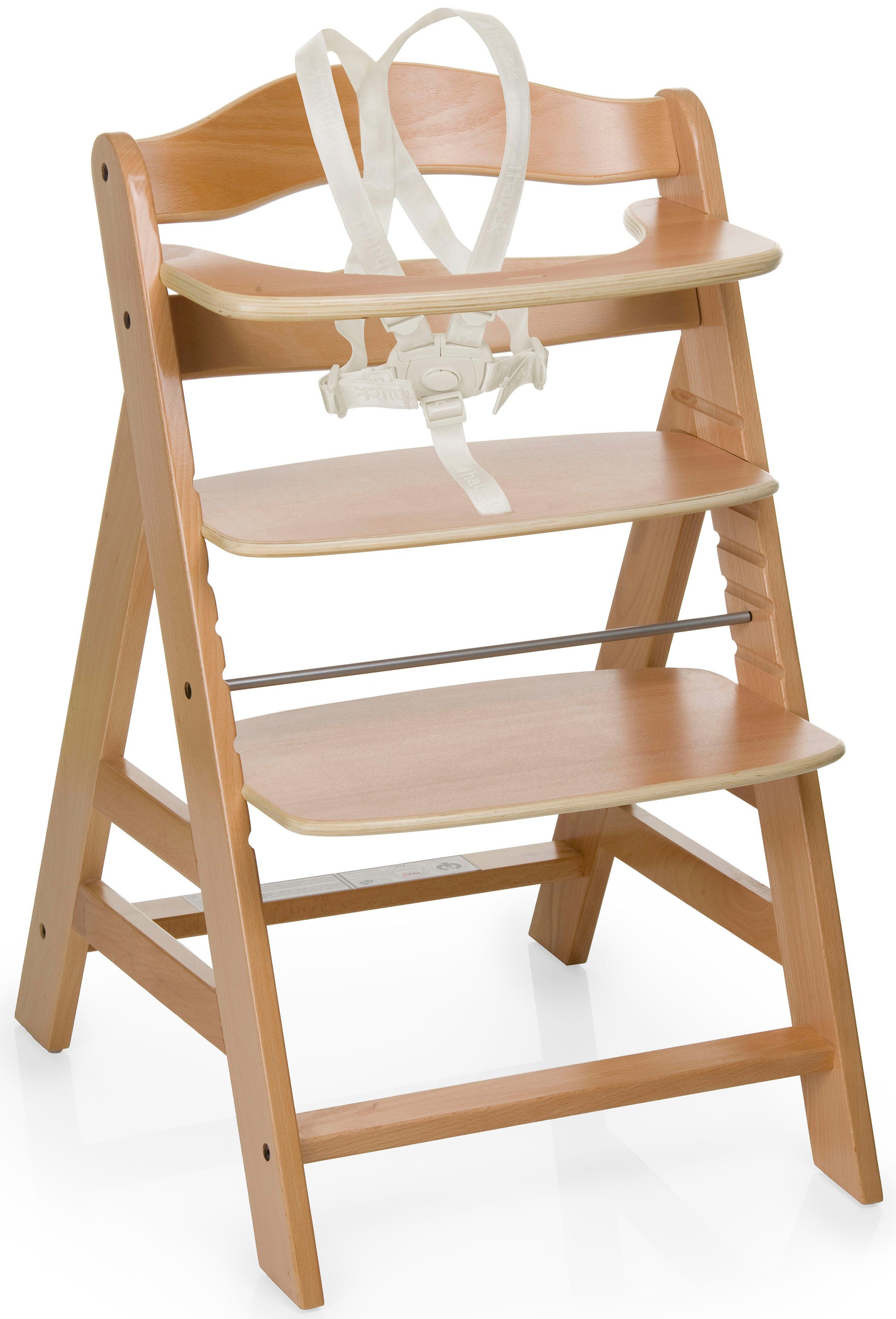 Hauck Hochstuhl Alpha+, Natur, aus Holz günstig online kaufen