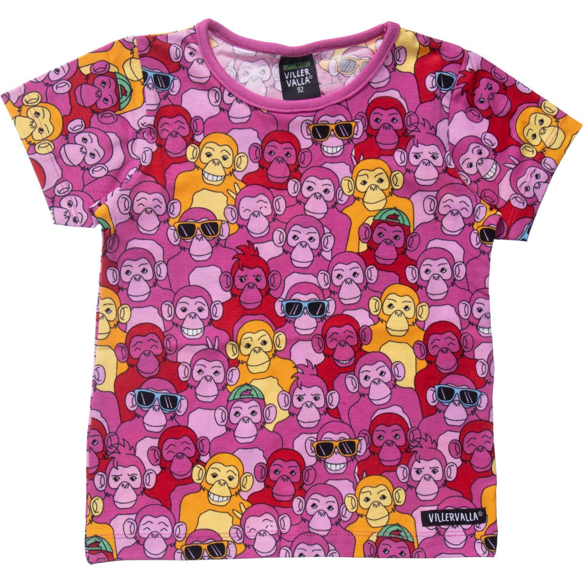 Villervalla T-Shirt 0079MMA Unisex Kinder (1-tlg) Shirt, Oberteil, Leibchen, Funktionsshirt, Shortsleeve Shirt