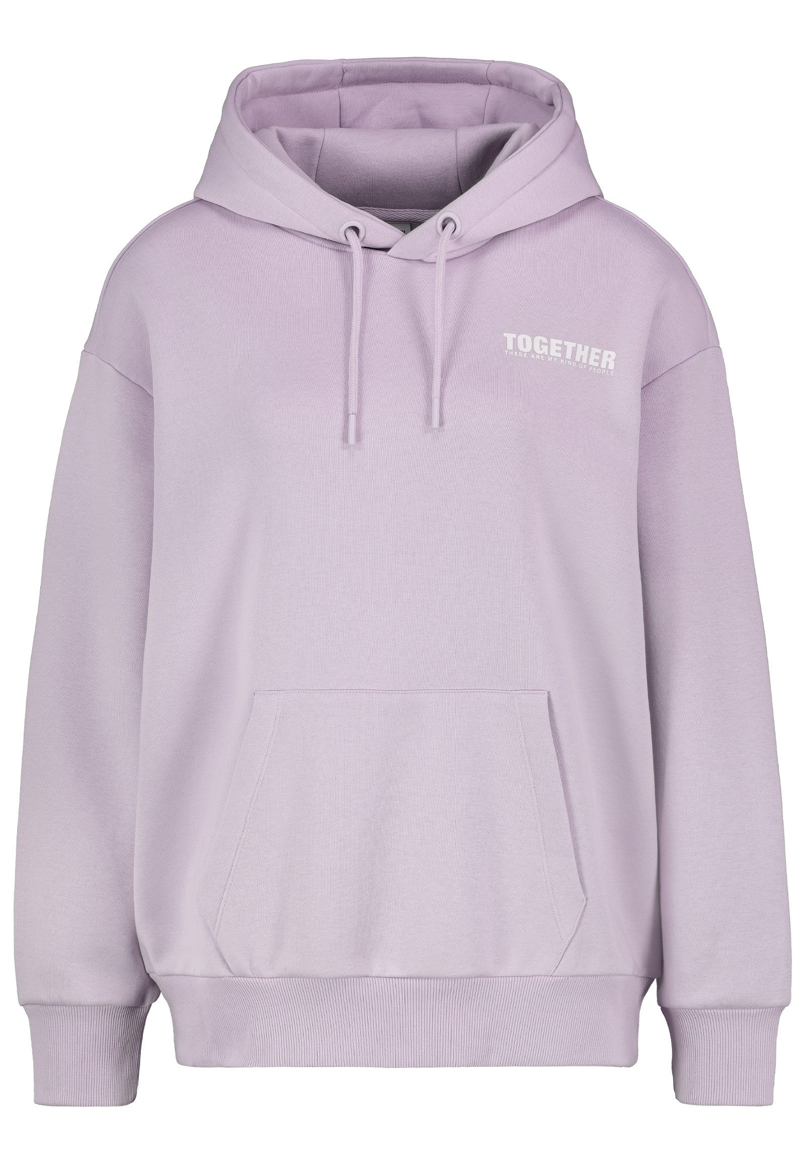 SUBLEVEL Hoodie mit Kängurutasche und Schriftzug günstig online kaufen