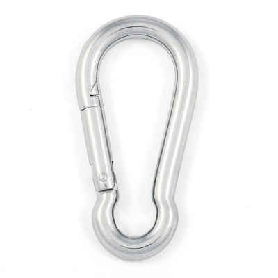 SO-TECH® Karabiner Karabinerhaken 50 x 5 bis 120 x 11 mm Edelstahl AISI 316 (V4A), (2 St), Edelstahl AISI 316 (V4A)