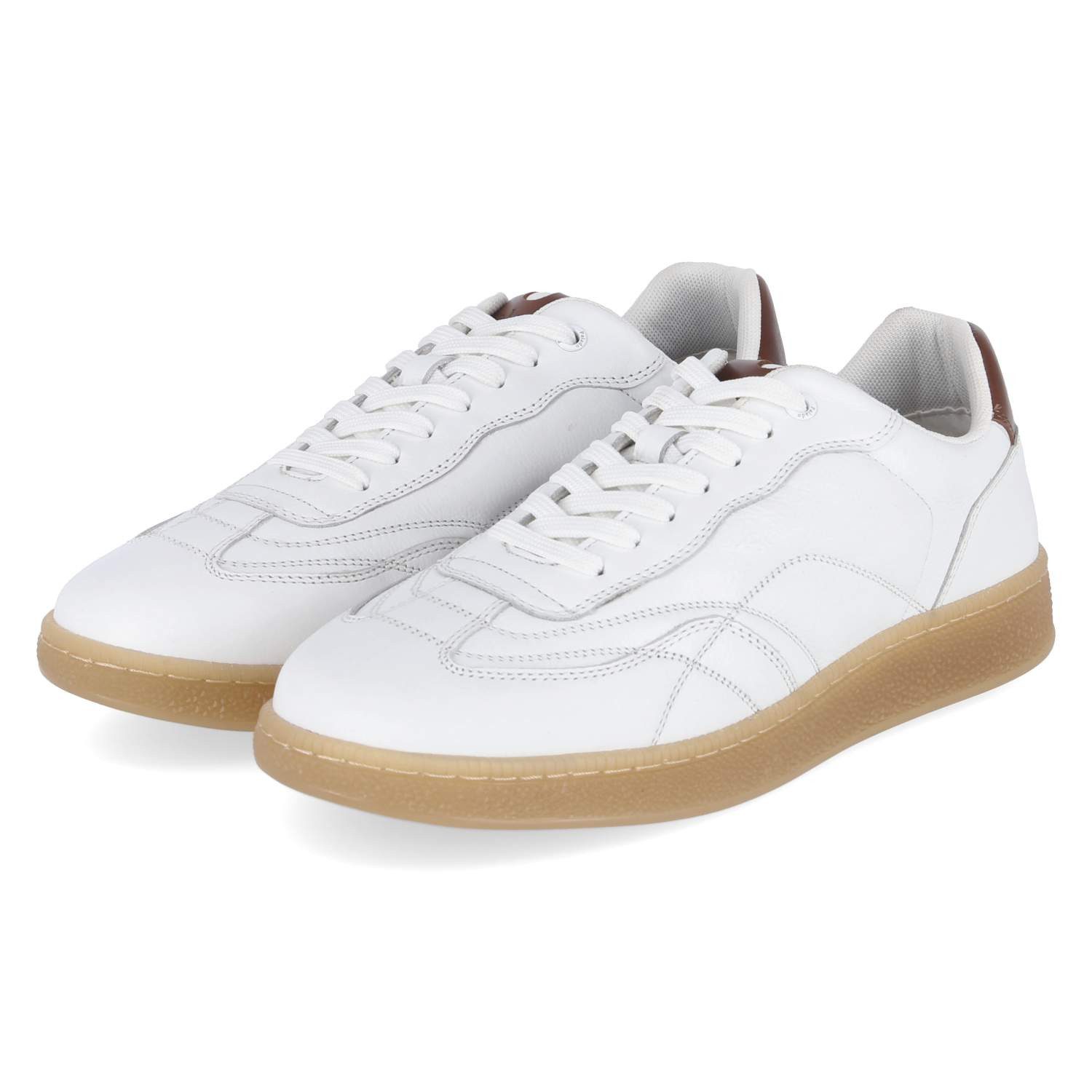 Palado Palado 7JM0080101 1100 Herren Glattleder white Schnürschuh