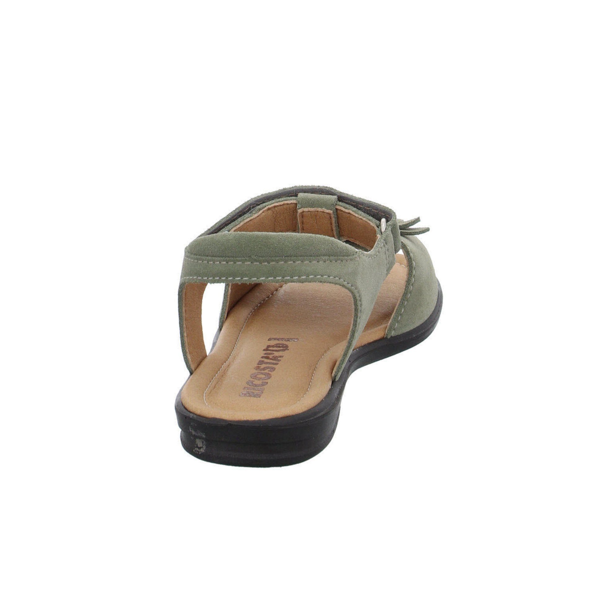 Ricosta Mädchen Sandalen Schuhe Veloursleder Sandale Anine Kinderschuhe Sandale eukalyptus