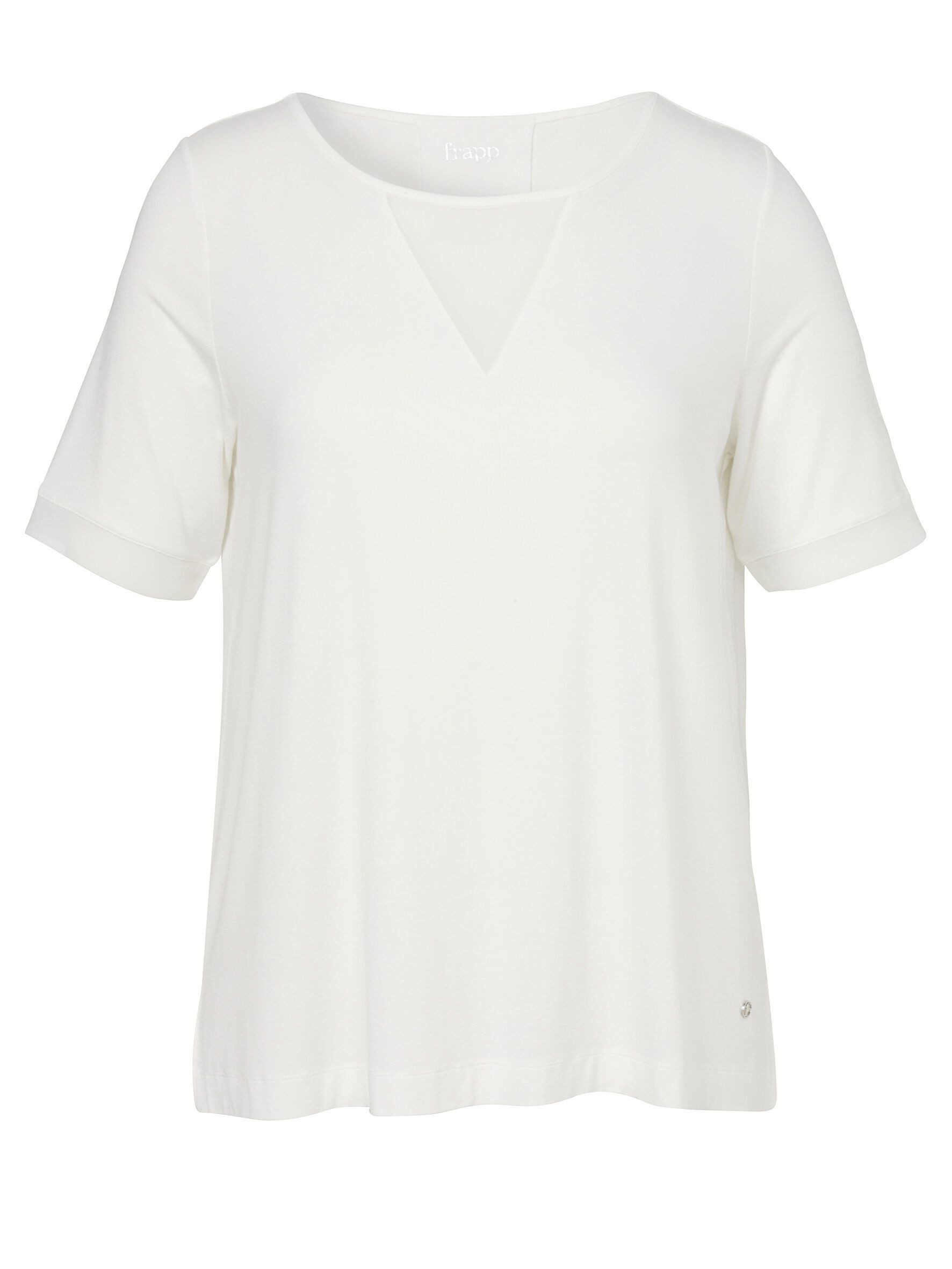 FRAPP Kurzarmshirt (1-tlg) Große Größen