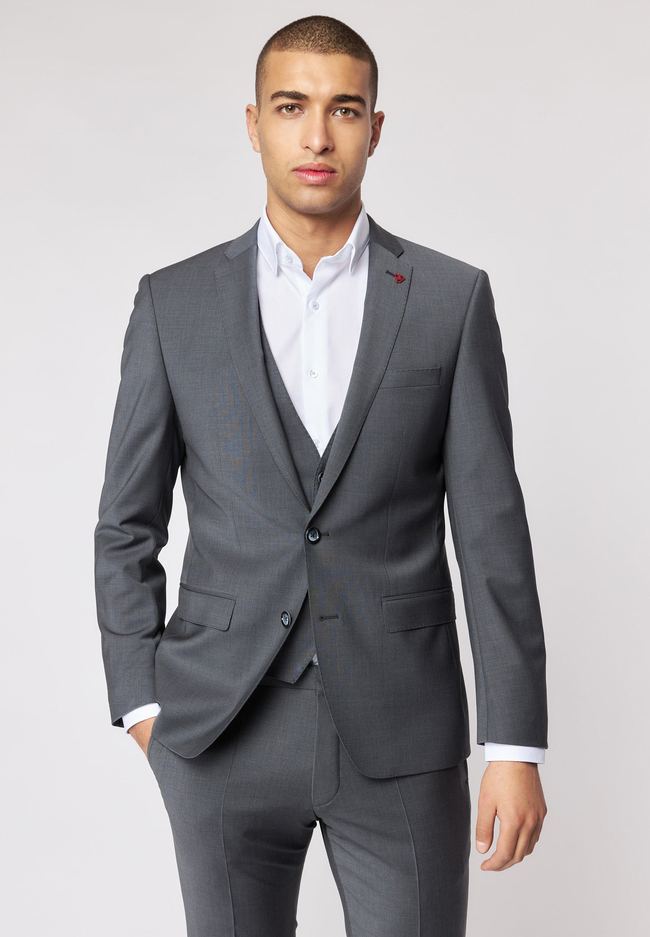 Roy Robson Anzugsakko Slim fit grey | Jackenblazer