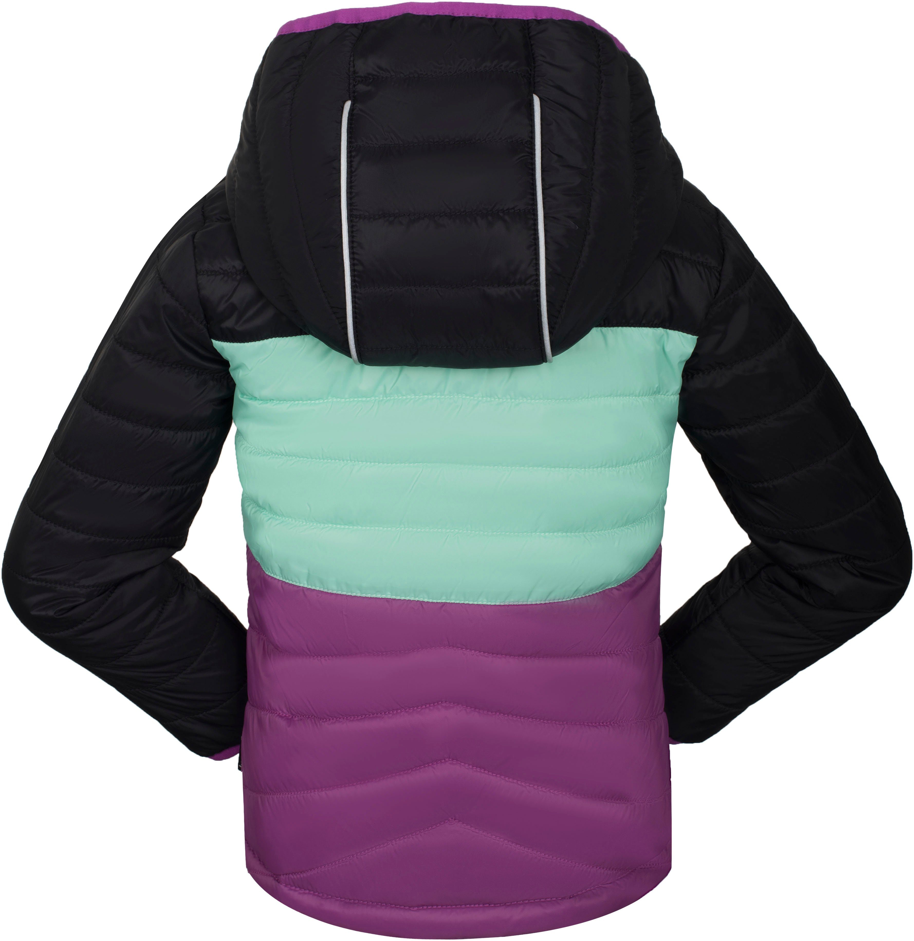 Kamik Steppjacke HARLEY - black/orchid für Kinder