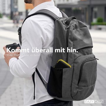 EAZY CASE Kopfhörer-Schutzhülle Universal Tasche für In-Ear Kopfhörer mit Netzfach, Schutzhülle Hülle Kopfhörer Netzfach und Reißverschluss klein Gelb