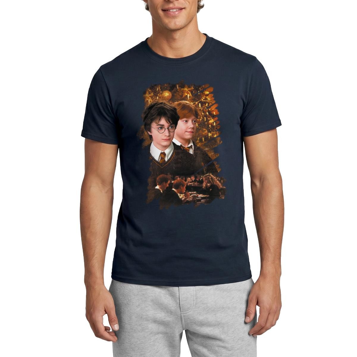 T-Shirt Harry Potter Ugly Christmas Harry & Ron Männer T-Shirt