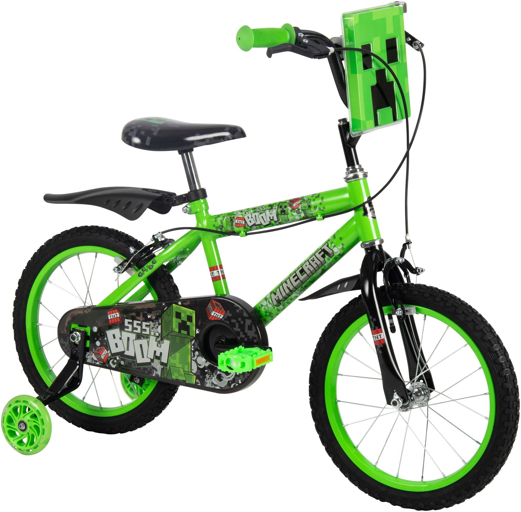 Huffy Kinderfahrrad Minecraft Kinder 16 Zoll Fahrrad