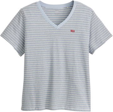 Levi's® Plus T-Shirt V-Neck in Streifendessin