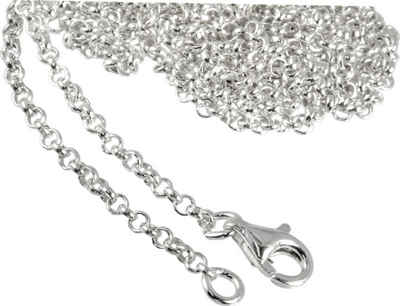 SilberDream Charm-Kette SilberDream Charmskette Charms (Charmskette), Charmsketten Kette ca. 55cm, 925 Sterling Silber, Farbe: silber, Made-