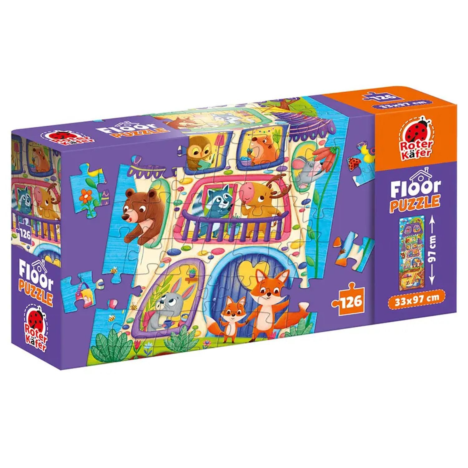 Käfer Puzzle Puzzle Roter Käfer Bodenpuzzle Haus, Puzzleteile